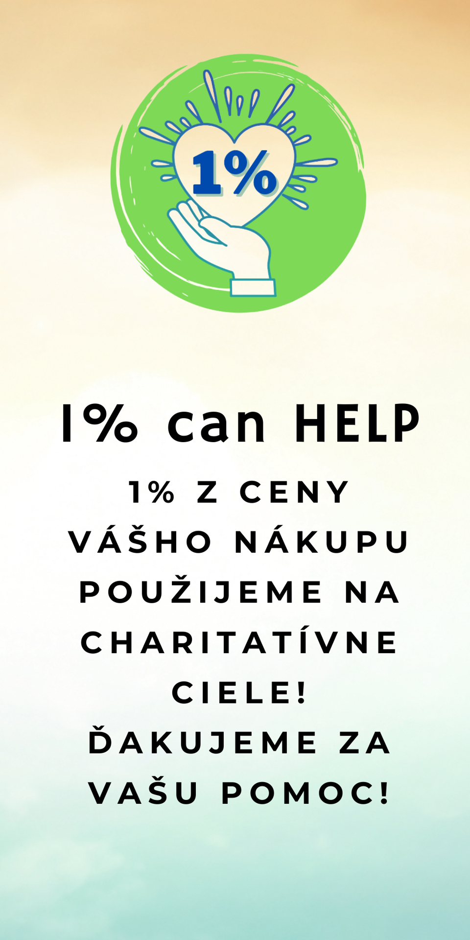 1% can help