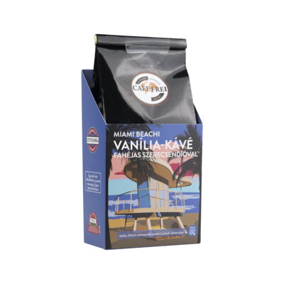 CAFE FREI Miami Beach Vanilková káva so škoricovým muškátových orechom - zrnková 125 g