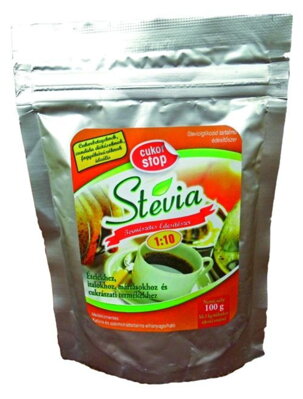 Stevia – prírodné sladidlo 1:10 cukor stop