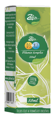 Zafir D3+K2 Vitamin Komplex kvapky 50ml