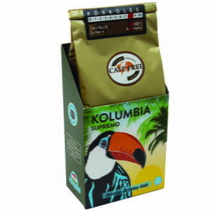 CAFE FREI Columbia Supremo zrnková káva 125 g