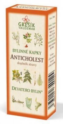 Grešík bylinné kvapky Anticholest 50 ml