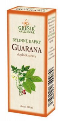 Grešík bylinné kvapky Guarana 50 ml