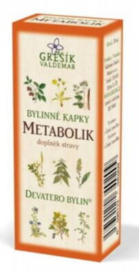 Grešík bylinné kvapky Metabolik 50 ml
