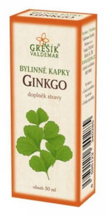 Grešík bylinné kvapky Ginkgo 50 ml